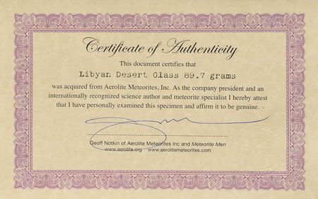 Lot #8149  Libyan Desert Glass Impactite - Image 2