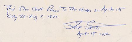 Lot #8405 Dave Scott's Apollo 15 Lunar Orbit-Flown Star Chart - Image 3