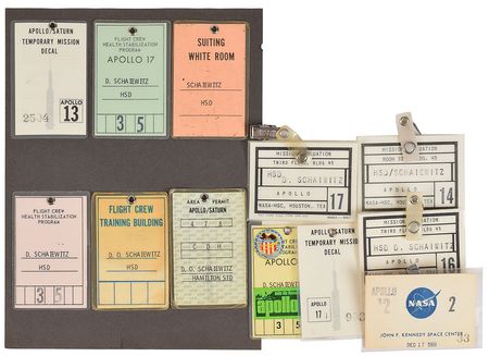 Lot #8137  Apollo Collection of ID Badges - Image 2