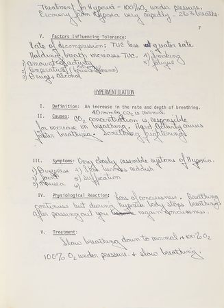 Lot #8138  Aerospace Physiological Training Outline - Image 4