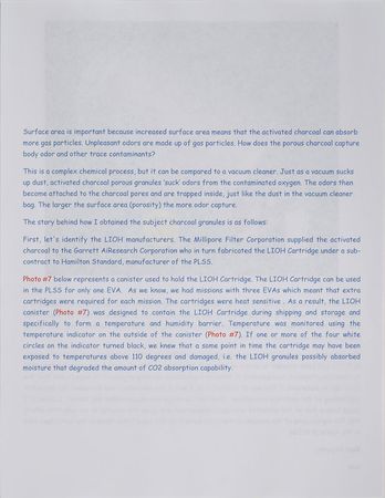 Lot #8039  Apollo 11: LIOH Cartridge Activated Charcoal  - Image 8