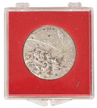 Lot #8093  Apollo 16 Coin, Certificate, and Ephemera Collection - Image 2