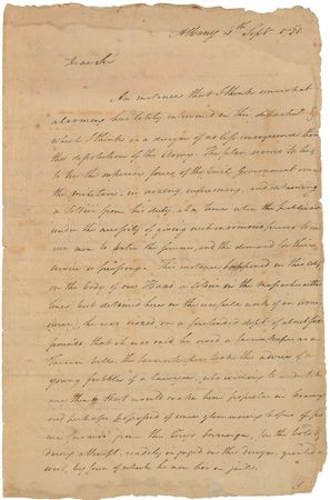 Lot #364 John Stark Signed Letter - Image 1