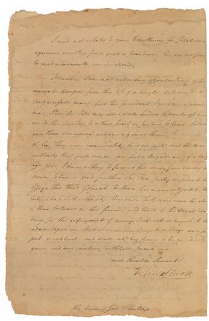 Lot #364 John Stark Signed Letter - Image 2