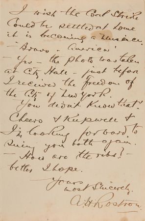 Lot #308 Arthur Rostron: The heroic Carpathia captain - Image 2