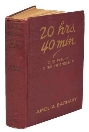 Lot #404 Amelia Earhart Book - Image 2