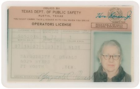 Lot #120 Marguerite Oswald's Driver's License License - Image 1