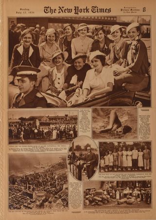 Lot #1 Kennedy Family 1934 Original Vintage Photograph: Historic 1934 family portrait - Image 3
