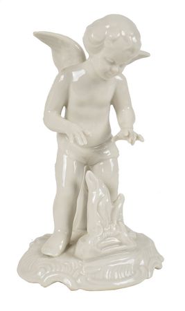 Lot #45 John F. Kennedy's Porcelain Cherubs: Dresden china from the Kennedy White House - Image 3