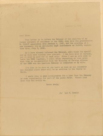 Lot #109 Lee Harvey Oswald: John G. Tower Archive Group Lot - Image 7