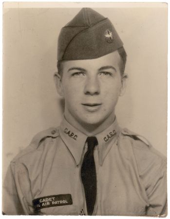 Lot #102 Lee Harvey Oswald 1955 Civil Air Patrol Photograph: 15-year-old Lee Harvey in the Civil Air Patrol - Image 1