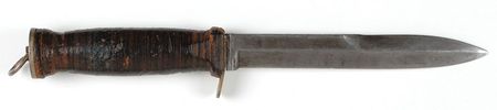 Lot #106 Lee Harvey Oswald?s US Marine Corps Knife: Well-worn Marine Corps knife owned by 