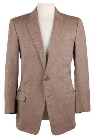 Lot #104 Lee Harvey Oswald?s Tweed Jacket: Extensively photo-documented and hand-embroidered ?Lee H. Oswald? jacket - Image 1