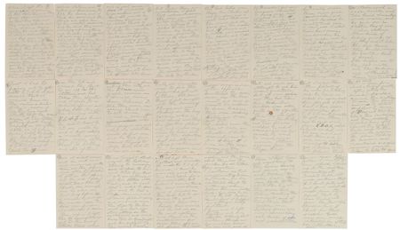 Lot #128 Jack Ruby Handwritten Manuscript: 24-page manuscript penned in prison, retracing his steps after Kennedy's assassination: 