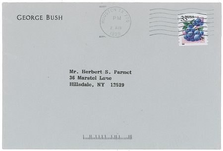Lot #201 George Bush: On George W.'s candidacy for president: 