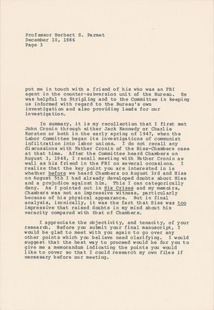 Lot #97 Richard Nixon Typed Letter Signed: Nixon recollects Kennedy and communists - Image 3