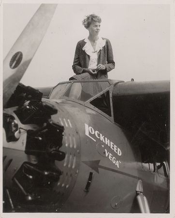 Lot #412 Amelia Earhart Photograph - Image 1