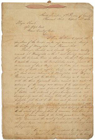 Lot #366 Hamilton P. Bee: A stirring account of the Battle of Pleasant Hill - Image 1