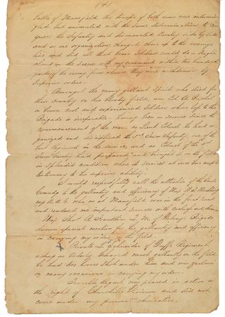 Lot #366 Hamilton P. Bee: A stirring account of the Battle of Pleasant Hill - Image 4