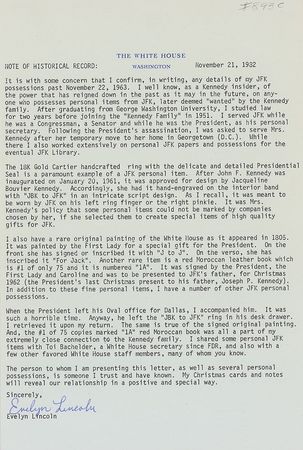 Lot #44 John and Jacqueline Kennedyâ??s Signed 1962 Christmas Book for Joe Sr.: Amazing limited edition of the First Ladyâ??s White House guidebook, inscribed by the First Family to their patriarch for Christmas 1962 - Image 8