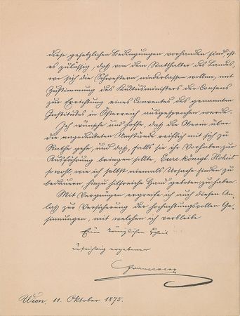Lot #332 King Franz Joseph I Signed Letter - Image 3