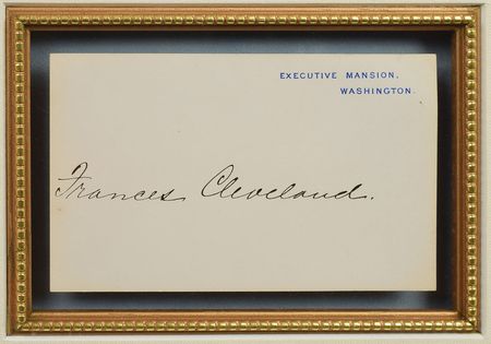 Lot #166 Grover and Francis Cleveland White House Card - Image 3