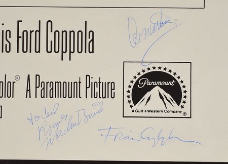 Lot #714 The Godfather: Incredibly rare Brando-signed poster for The Godfather - Image 2