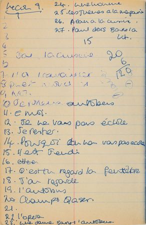 Lot #301 Princess Diana: The teenage Diana's French notebook from Swiss finishing school - Image 18