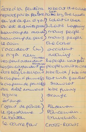 Lot #301 Princess Diana: The teenage Diana's French notebook from Swiss finishing school - Image 19
