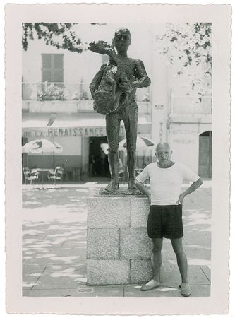 Lot #490 Pablo Picasso: Picasso's 'Man with a Lamb' - Image 1