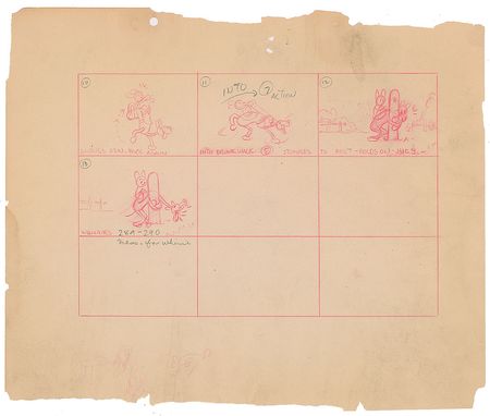 Lot #545 Oswald the Rabbit Production Storyboards Storyboards - Image 2