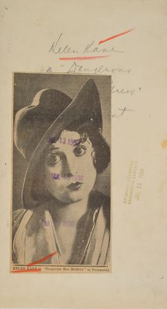 Lot #518 Betty Boop Mouth Action Chart Action Chart - Image 3