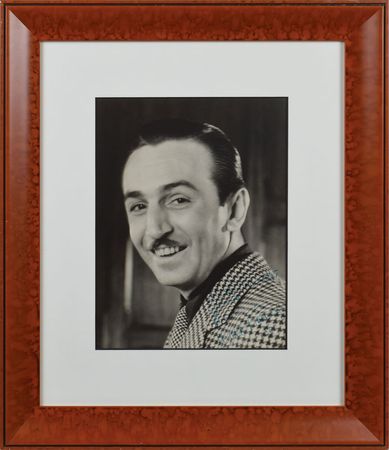 Lot #497 Walt Disney: Magnificent oversized portrait inscribed to Disney's 