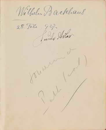 Lot #635 Classical Music Autograph Book - Image 1