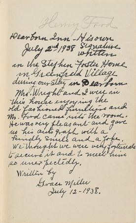 Lot #250 Henry Ford Booklet - Image 1