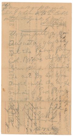 Lot #388 P. G. T. Beauregard Signed Note - Image 1