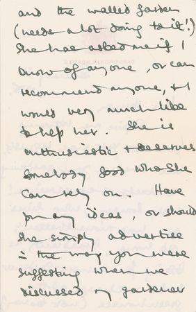 Lot #300 Prince Charles: Charles inquires about a gardener for Lady Ramsey - Image 2