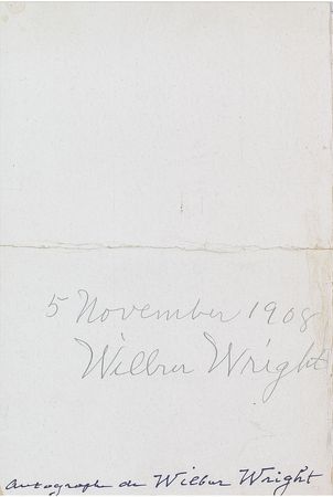 Lot #408 Wilbur Wright: The Aero Club of France honors Wilbur in 1908 - Image 1
