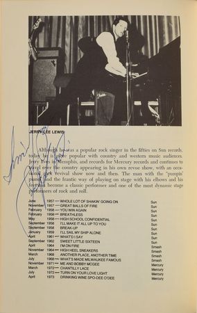 Lot #622 Rock and Roll: Huge cast of rock stars?Cash, King, Orbison, Lewis, and more - Image 1