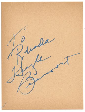 Lot #733 Hugh Beaumont Signature