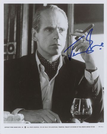 Lot #742 Glenn Close and Jeremy Irons Signed Photographs - Image 1