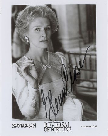 Lot #742 Glenn Close and Jeremy Irons Signed Photographs - Image 2