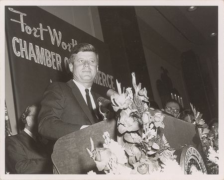Lot #58 John F. Kennedy Fort Worth Photos Photographs - Image 2