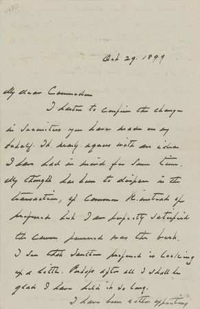 Lot #165 Grover Cleveland Handwritten Letter Signed - Image 1