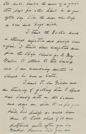 Lot #165 Grover Cleveland Handwritten Letter Signed - Image 2
