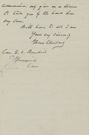 Lot #165 Grover Cleveland Handwritten Letter Signed - Image 4