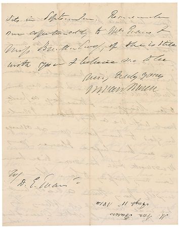 Lot #144 Martin Van Buren: Lengthy handwritten letter to an ex-congressman - Image 2