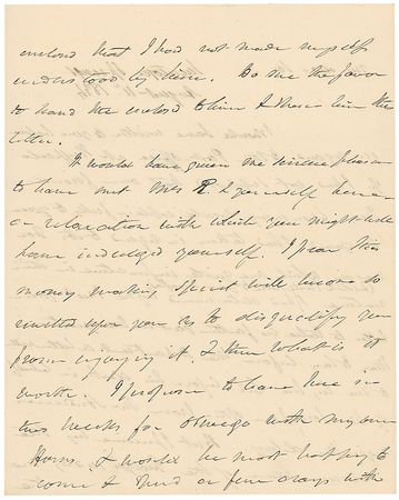 Lot #144 Martin Van Buren: Lengthy handwritten letter to an ex-congressman - Image 3