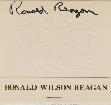 Lot #224 Ronald Reagan Matchbook - Image 1