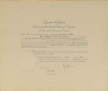 Lot #195 Lyndon B. Johnson Signed Document - Image 1